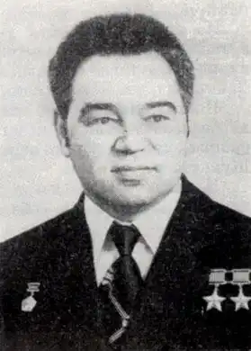 Советские космонавты.
