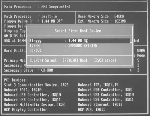 BIOS � ������ ��������� ��.