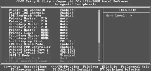 BIOS � ������ ��������� ��.