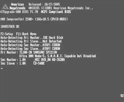 BIOS � ������ ��������� ��.