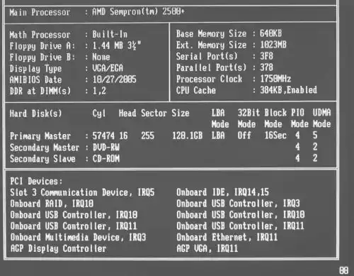 BIOS � ������ ��������� ��.