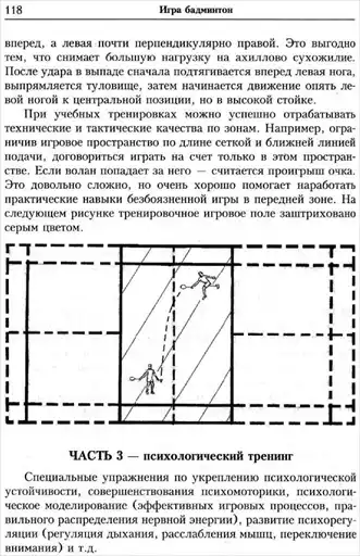 Примерная тренировка профессионального спортсмена. 7. ТРЕНИРОВКА. Игра Бадминтон.