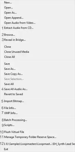 ������� �� �Adobe Audition�.