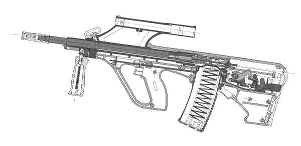   () Steyr AUG / Stg.77. .  ..   .   .