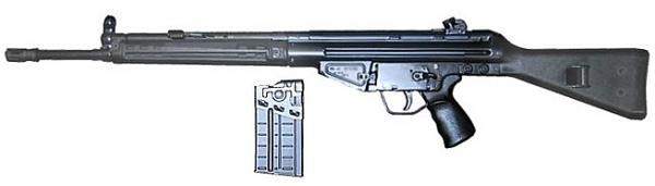 Heckler  Koch G3. .  ..   .   .