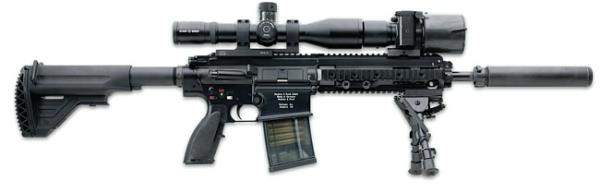   Heckler-Koch HK417. .  ..   .   .